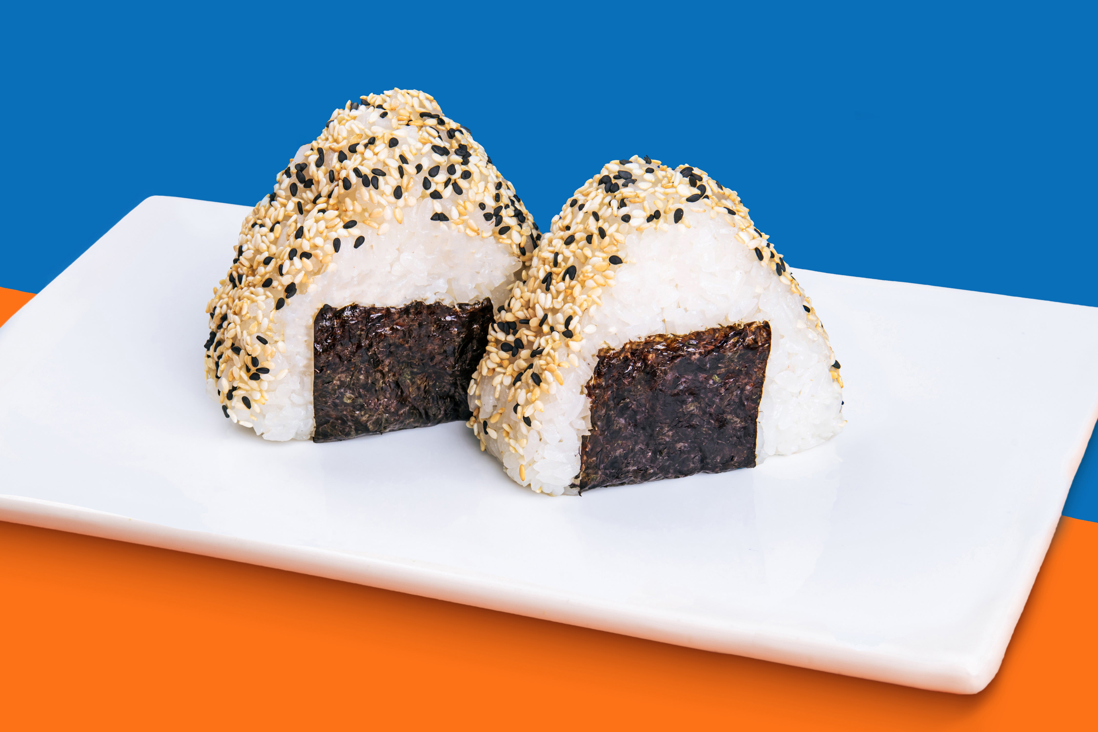 Onigiri sushi with tuna